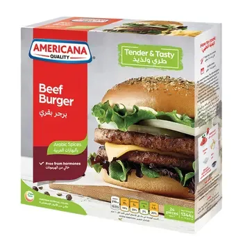 برجر بقري 10 حبات 1 كجم 1 كجم - أمريكانا