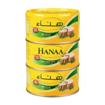تونة لايت هناء 185 جم 185 جم - هنا
