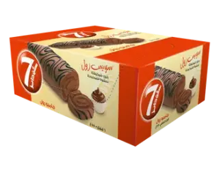 سفن دايز سويس رول جامبو شوكولاتة 6 × 55 جم 6 × 55 جم
