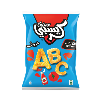 كرسبي بطاطس حروف بالكاتشب 80 جرام 80 جم - كرسبي