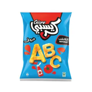 كرسبي بطاطس حروف بالكاتشب 80 جرام 80 جم