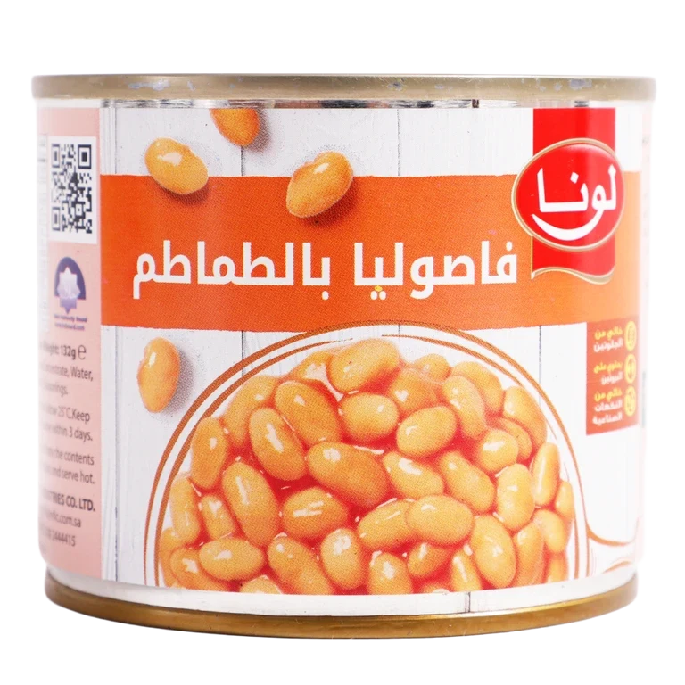 لونا فاصوليا بصلصة الطماطم 220 جم 220 جم - لونا