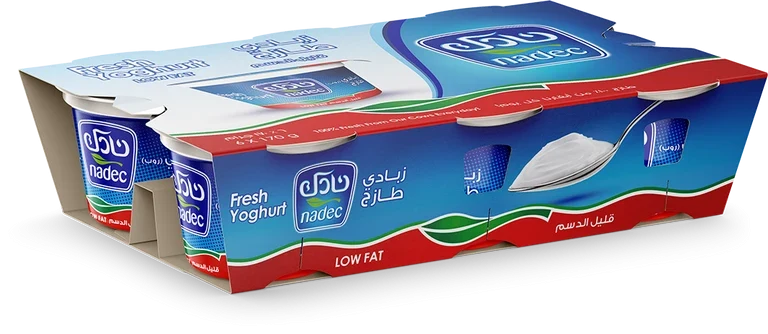 نادك زبادي طازج قليل الدسم 170 جم 6 حبات 6 × 170 جم - نادك