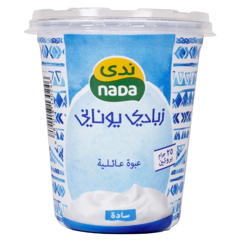 ندى زبادي يوناني سادة 360 جم 360 جم - ندى