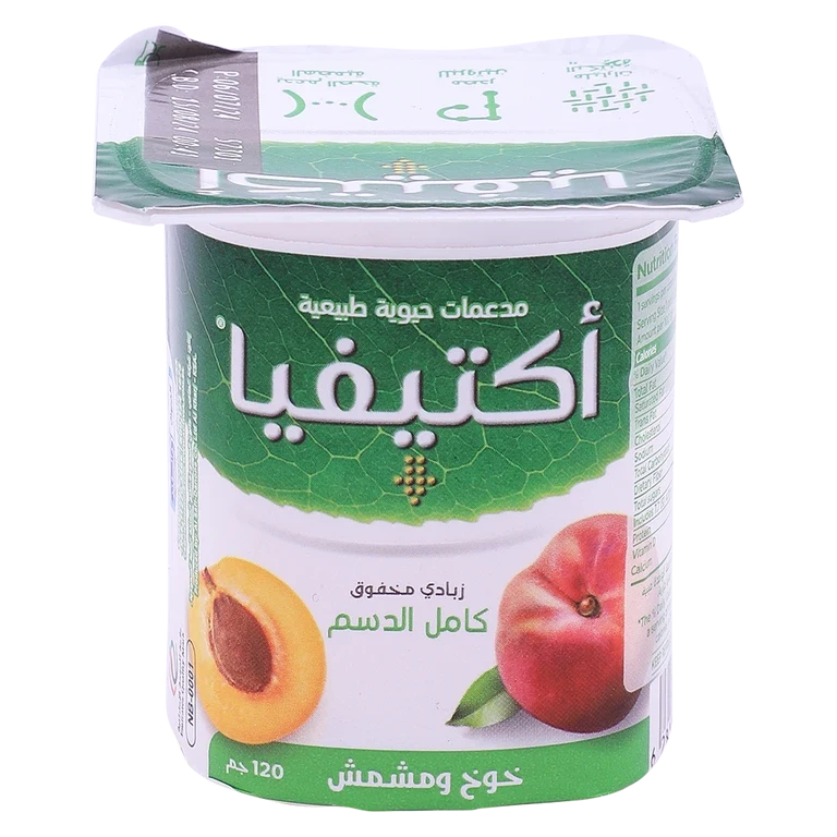 أكتيفيا زبادي بالخوخ والمشمش 120 جم 120 جم - أكتيفيا