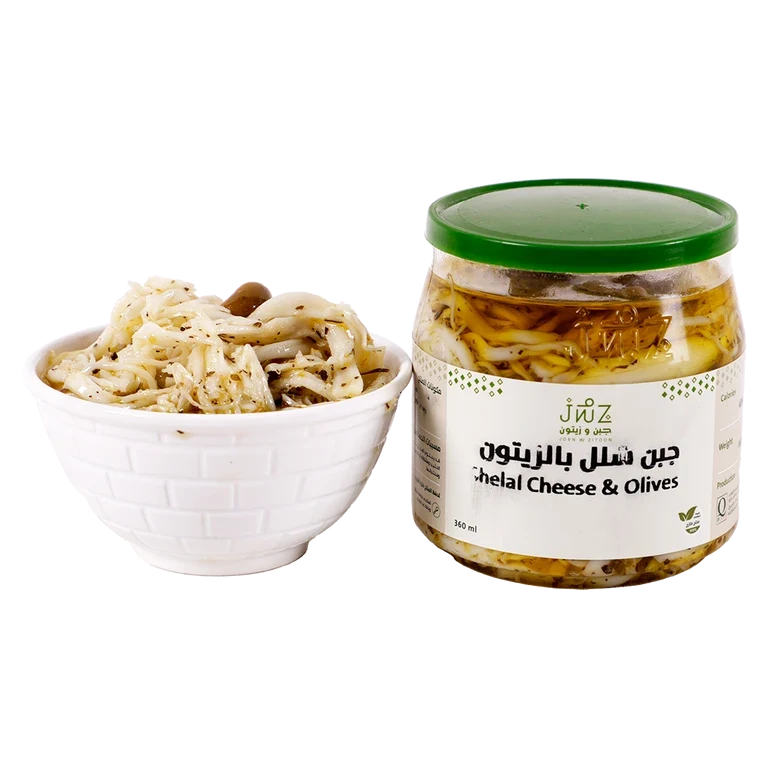 جبن شلل بالزيتون 360 جم 360 جم