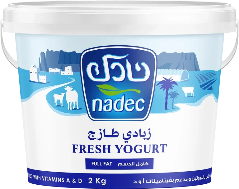 نادك زبادي كامل الدسم 2 كجم 2 كجم - نادك
