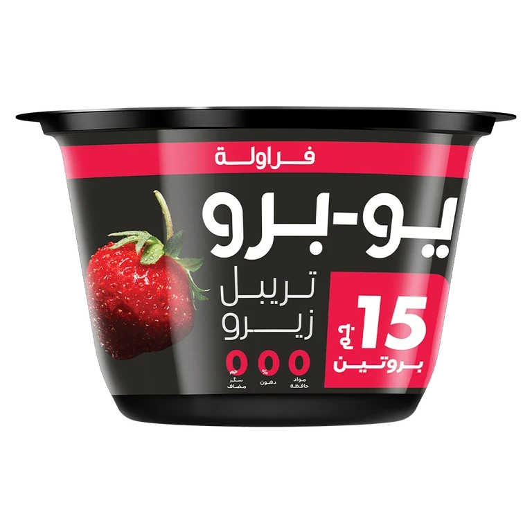 يوبرو زبادي بروتين فراولة 150 جم 150 جم - يوبرو