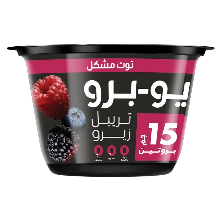 يوبرو زبادي بروتين توت مشكل 150 جم 150 جم - يوبرو