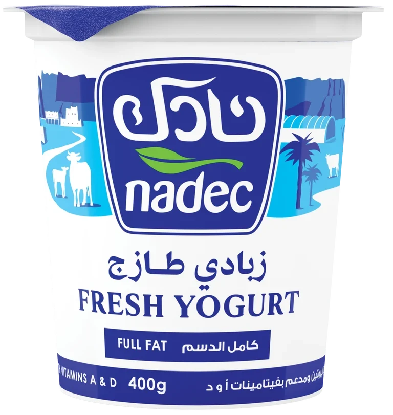 نادك زبادي كامل الدسم 400 جم 400 جم - نادك