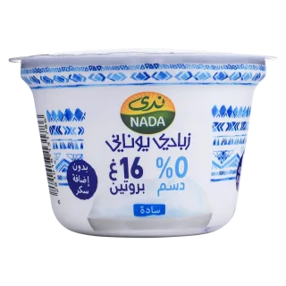 ندى زبادي يوناني سادة 0% دسم 160 جم 160 جم