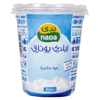ندى زبادي يوناني سادة 360 جم 360 جم