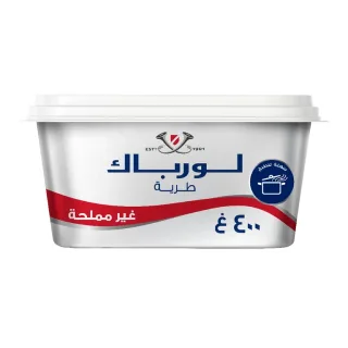 لورباك زبدة طرية غير مملحة 400جم 400 جم
