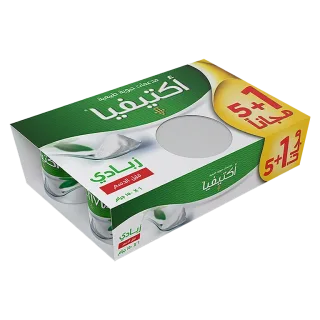 أكتيفيا زبادي قليل الدسم عبوة ترويجية 6 حبات 150 جم 6 × 150 جم