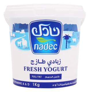 نادك زبادي كامل الدسم 1 كجم 1 كجم