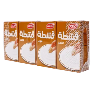 كي دي دي قشطة قيمر 4 حبات 125 جم 4 × 125 جم