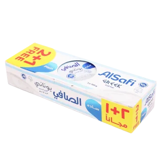 الصافي زبادي يوناني ساده 3 حبات 150 جم 3 × 150 جم