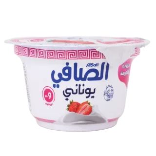 الصافي زبادي يوناني فراوله و كريمة 150 جم 150 جم
