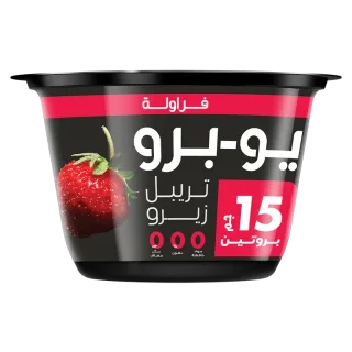 يوبرو زبادي بروتين فراولة 150 جم 150 جم