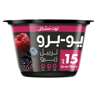 يوبرو زبادي بروتين توت مشكل 150 جم 150 جم