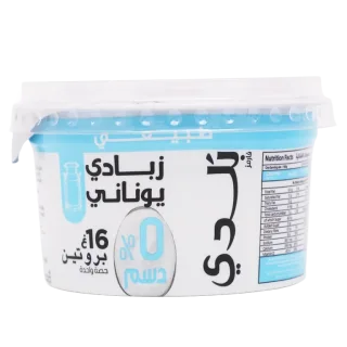 بلدي زبادي يوناني بروتين 0 % دهون 180 جم 180 جم
