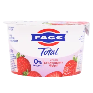 فاج زبادي يوناني بالفراولة 0% دسم 150 جم 150 جم