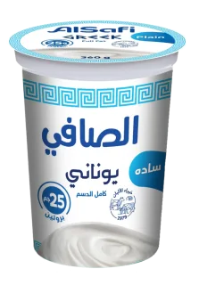 الصافي زبادي يوناني سادة 360 جم 360 جم