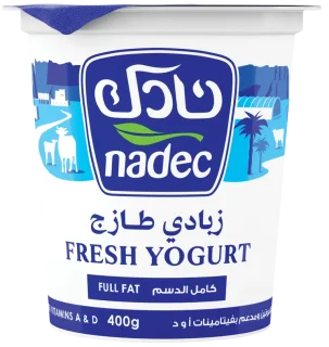 نادك زبادي كامل الدسم 400 جم 400 جم