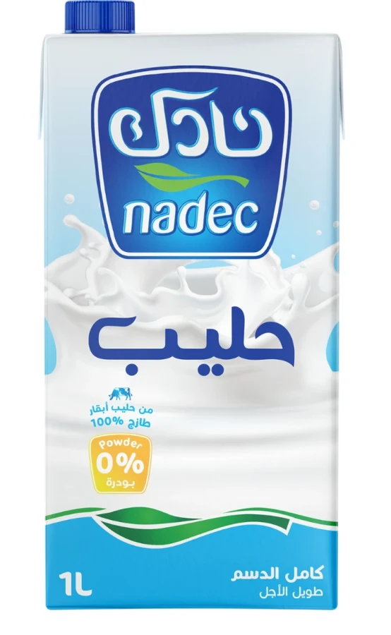 نادك حليب كامل الدسم 1 لتر 1 لتر - نادك