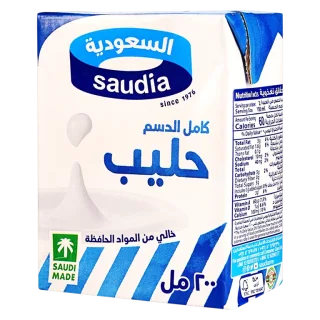 السعودية حليب كامل الدسم 200 مل 200 مل