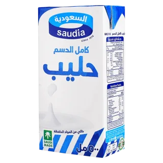 السعودية حليب كامل الدسم 500 مل 500 مل