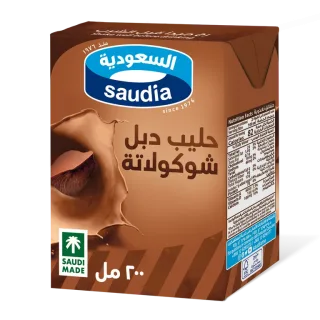 السعودية حليب دبل شوكولاتة 200 مل 200 مل