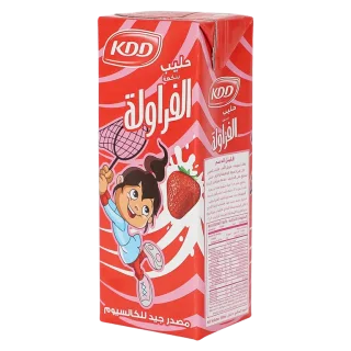 كي دي دي حليب بنكهة الفراولة 180 مل 180 مل