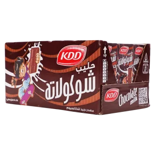 كي دي دي حليب بالشوكولاتة 18 حبة 180 مل 18 × 180 مل