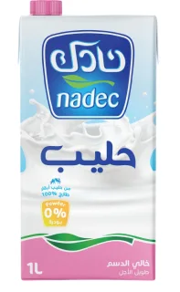 نادك حليب خالي الدسم 1 لتر 1 لتر