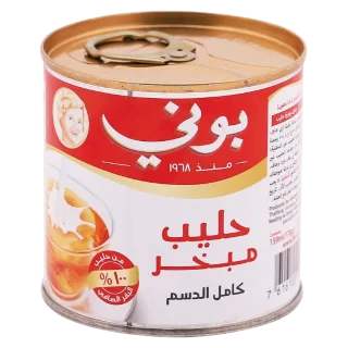 بوني حليب مبخر كامل الدسم 170 جم 170 جم