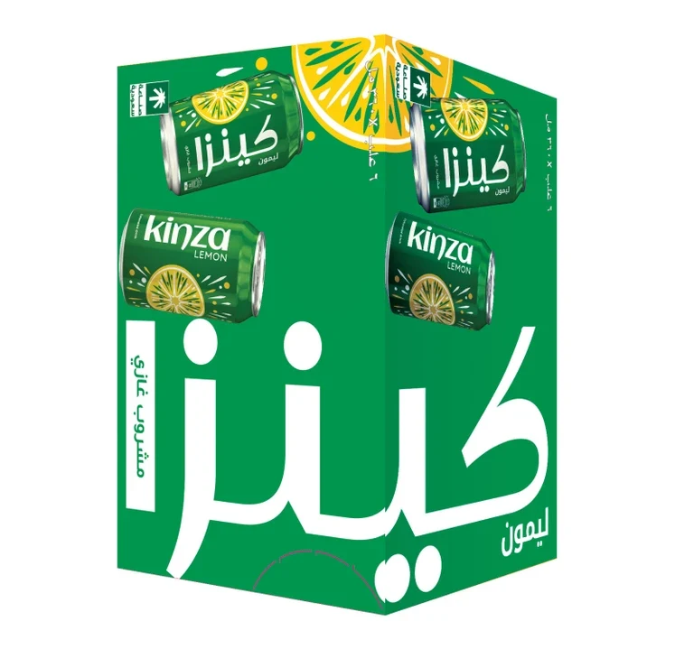 كينزا ليمون مشروب غازي 360 مل × 6حبة 6 × 360 مل - كينزا