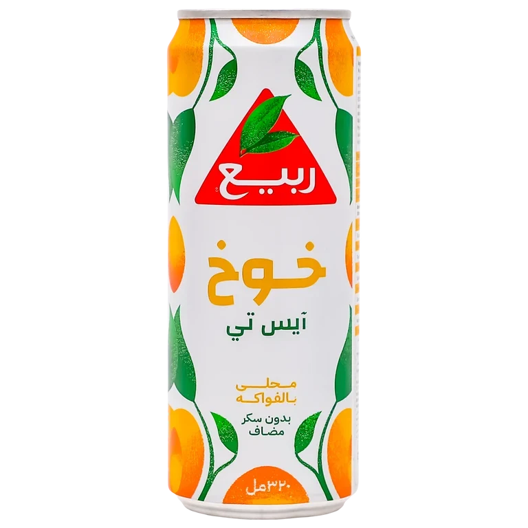 ربيع آيس تي خوخ 320 مل 320 مل - ربيع