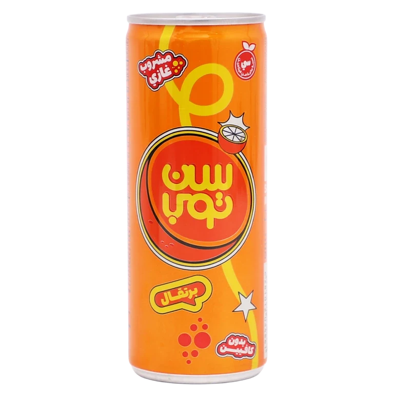 سن توب مشروب غازي بنكهة البرتقال 240 مل 240 مل - سن توب