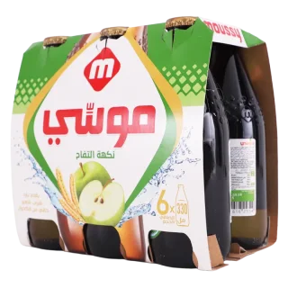 موسي شراب الشعير شراب الشعير تفاح 6 حبات 330 مل 6 × 330 مل