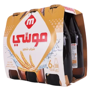 موسي شراب الشعير فاتح 6 حبات 330 مل 6 × 330 مل