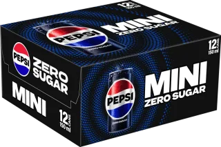 بيبسى مشروب غازي زيرو سكر كرتون 12 حبة 150 مل 12 × 150 مل