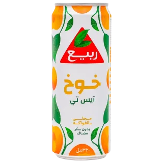 ربيع آيس تي خوخ 320 مل 320 مل