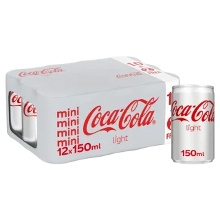 كوكاكولا لايت مشروب غازي 12 حبة (10 + 2 مجاناً) 150 مل 12 × 150 مل