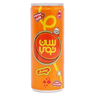 سن توب مشروب غازي بنكهة البرتقال 240 مل 240 مل