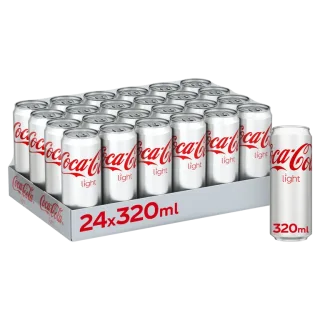 كوكاكولا لايت مشروب غازي 24 حبة 320 مل 24 × 320 مل