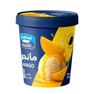 السعودية كوب آيس كريم مانجو 125 مل 125 مل